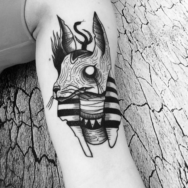 Anubis Drawing, Pencil, Sketch, Colorful, Realistic Art Images | Drawing Skill 650_x_650_jpg