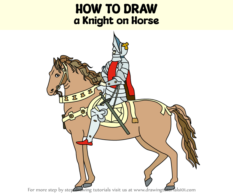 Top 32+ Background Images how to draw a knight on a horse Updated