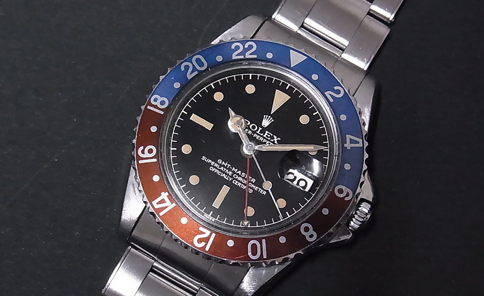 Rolex 1675 Gilt Cr Pcg Status Sold East Crown Vintage Watch