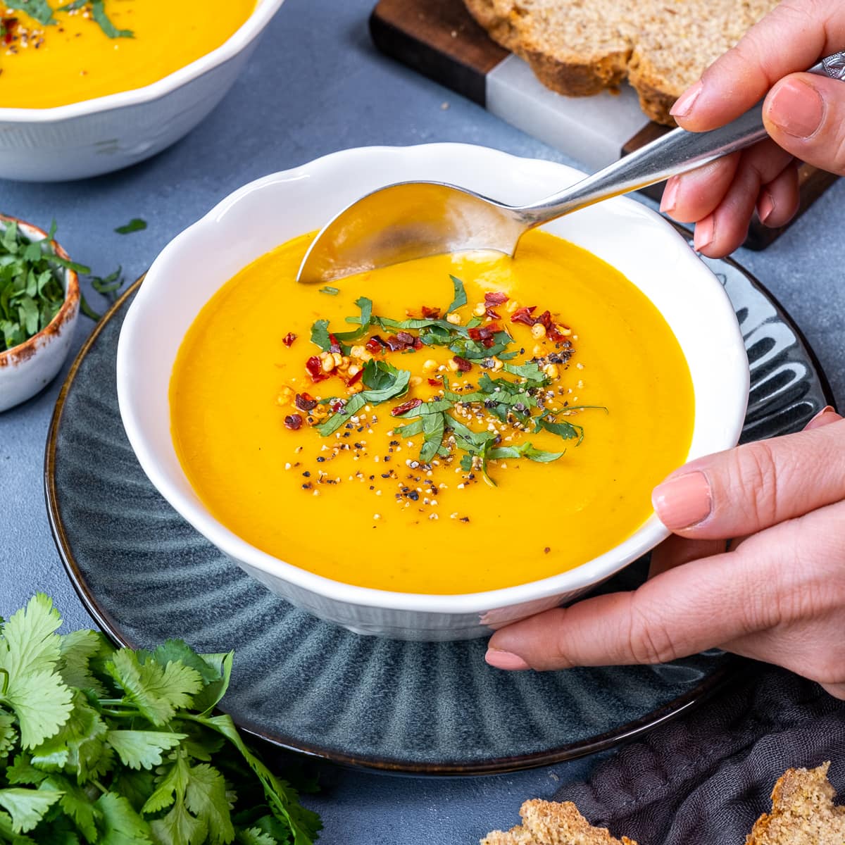 Butternut Squash Carrot And Parsnip Soup