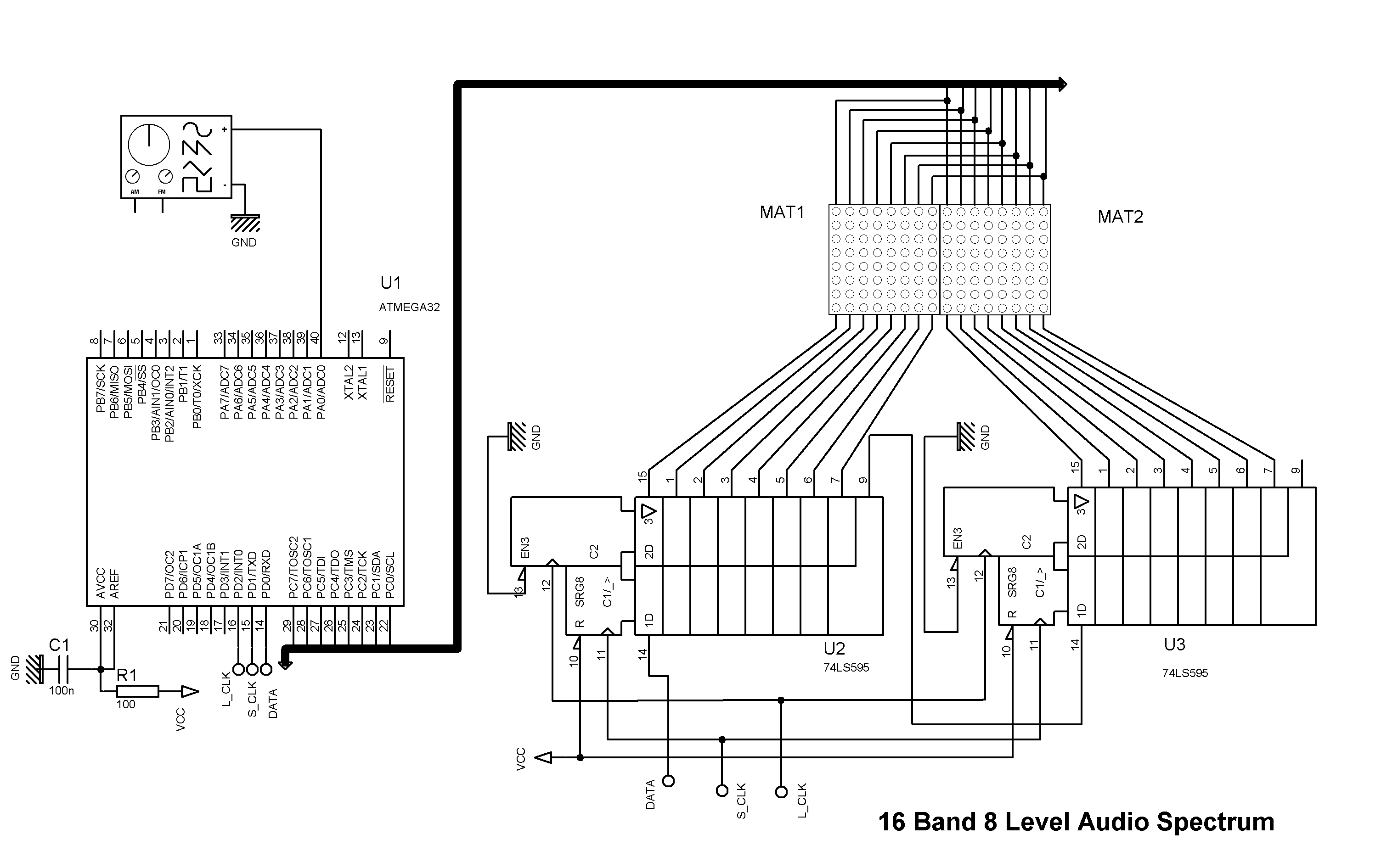 Led Audio Spectrum Analyzer Circuit Diagram Circuit Diagram