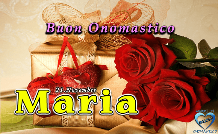Buon Onomastico Maria Auguri Di Buon Onomastico
