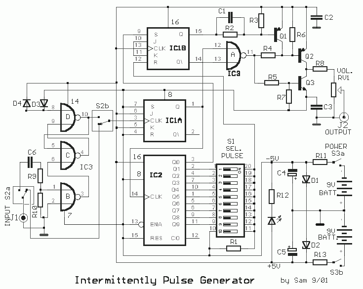 Random Pulse Generator Circuit Diagram Circuit Diagram