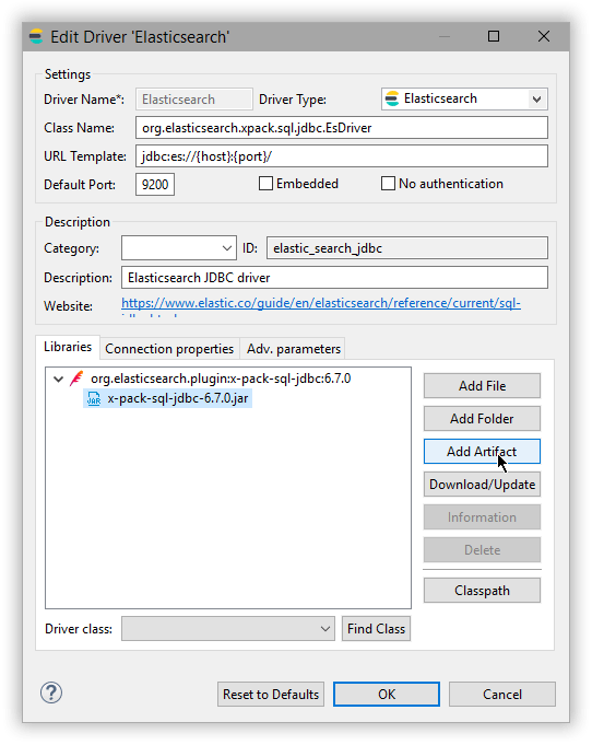 Dbeaver Elasticsearch Guide 7 14 Elastic