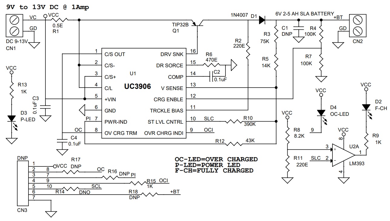 Sla Battery Charger Circuit Schematics Pdf