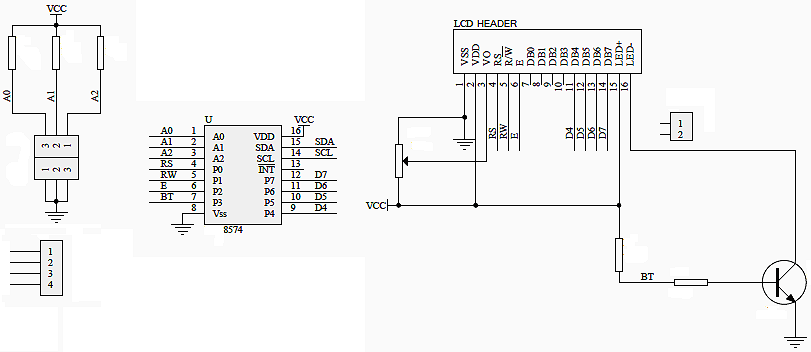 I2c Lcd Circuit Diagram - Circuit Diagram