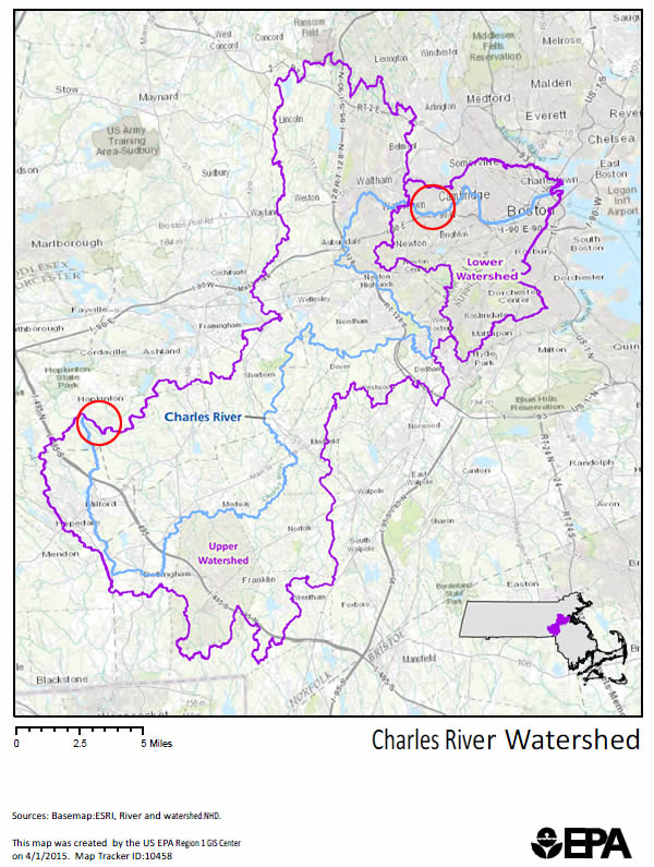 Map Of Charles River