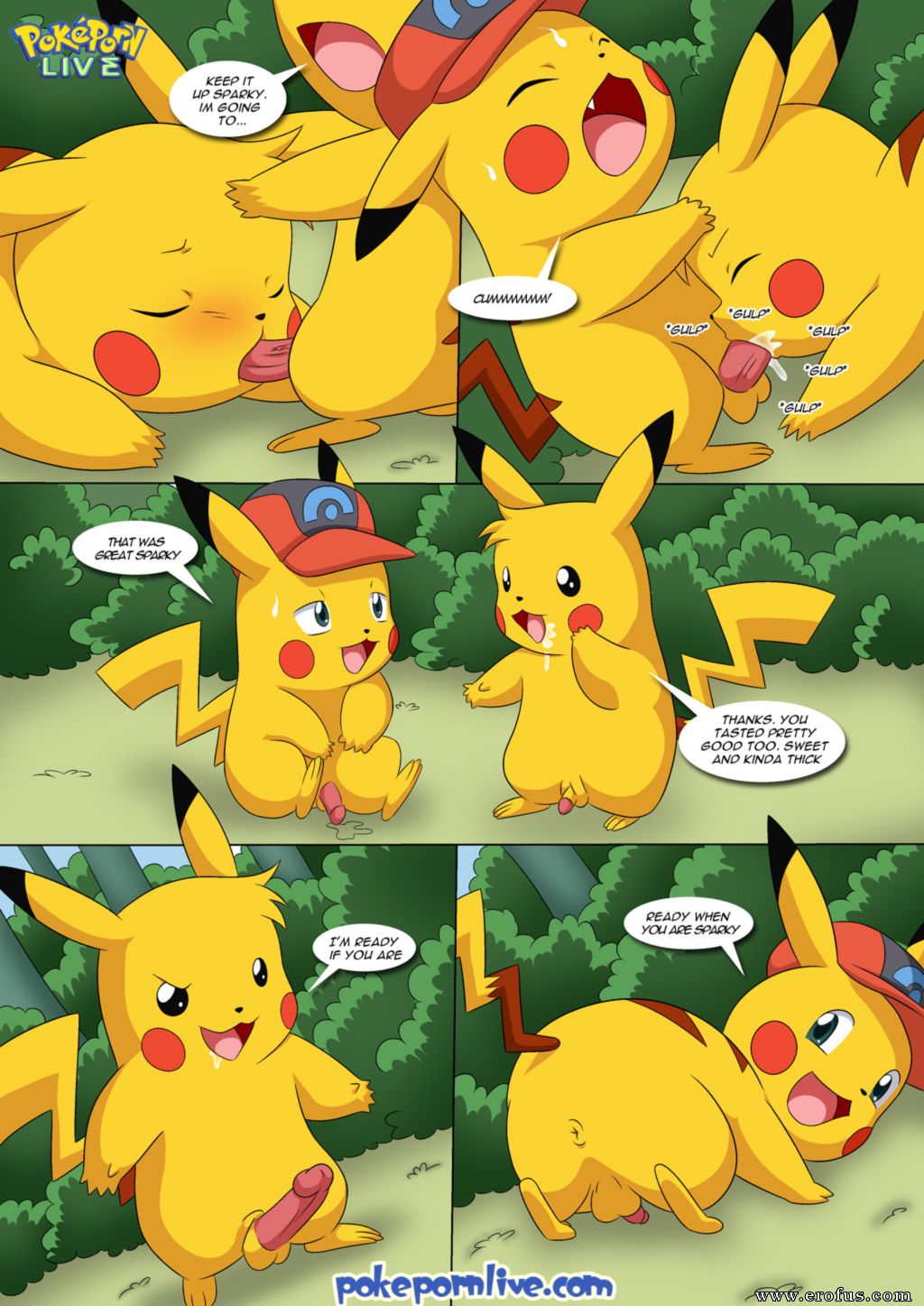 Pikachu porn comic