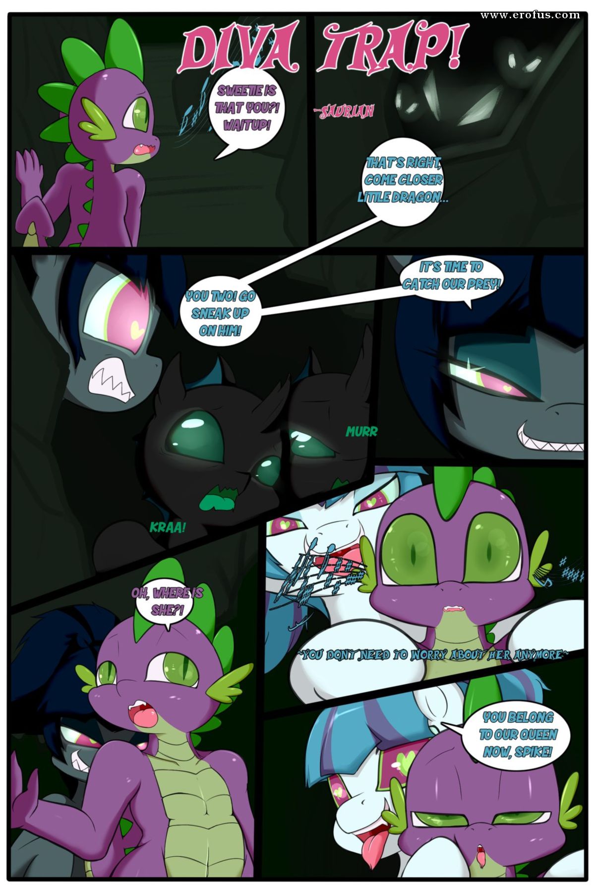 Page 1 | saurian-comicsdiva-trap | Erofus - Sex and Porn Comics