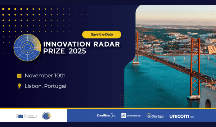 Save the date: Register for the Innovation Radar Prize 2025 in Lisbon, Nov tenth