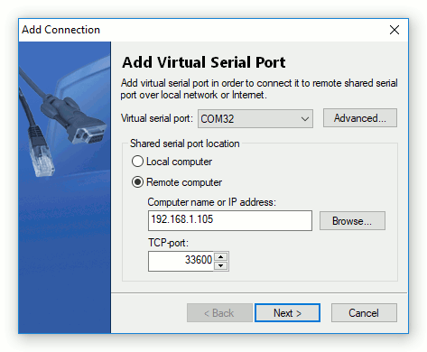 Network Serial Port Kit - Share and access any serial devices or create  virtual null-modem cables over a TCP/IP network or the Internet.