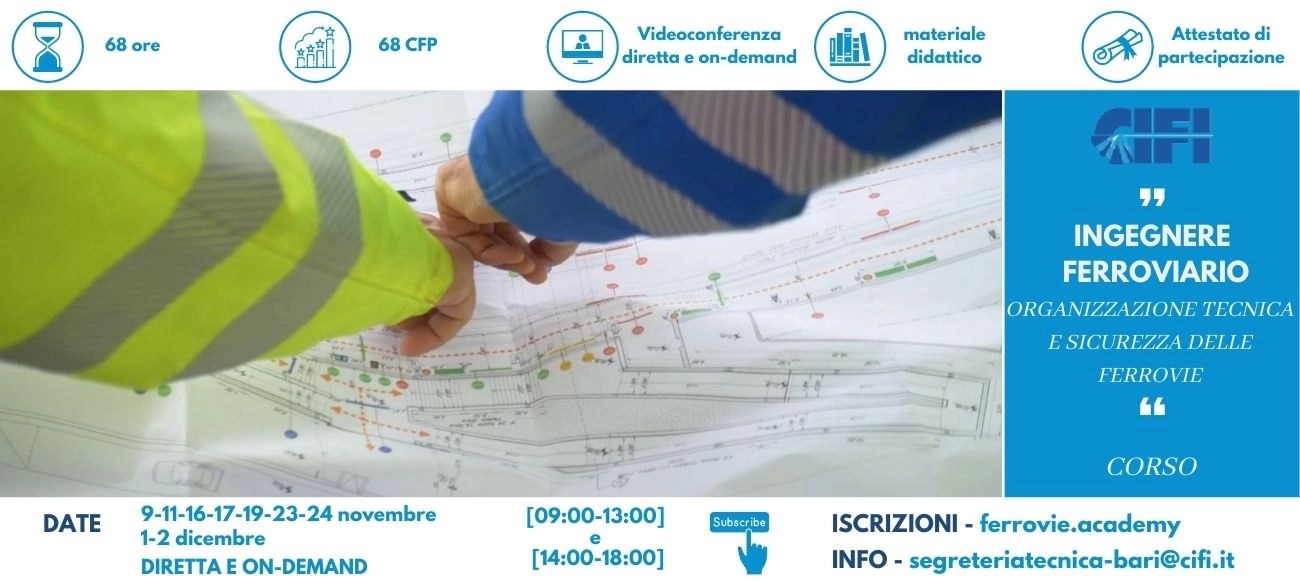Corso Ingegnere Ferroviario: Tecnica E Sicurezza Di Ferrovie 21 581_x_1300_jpg