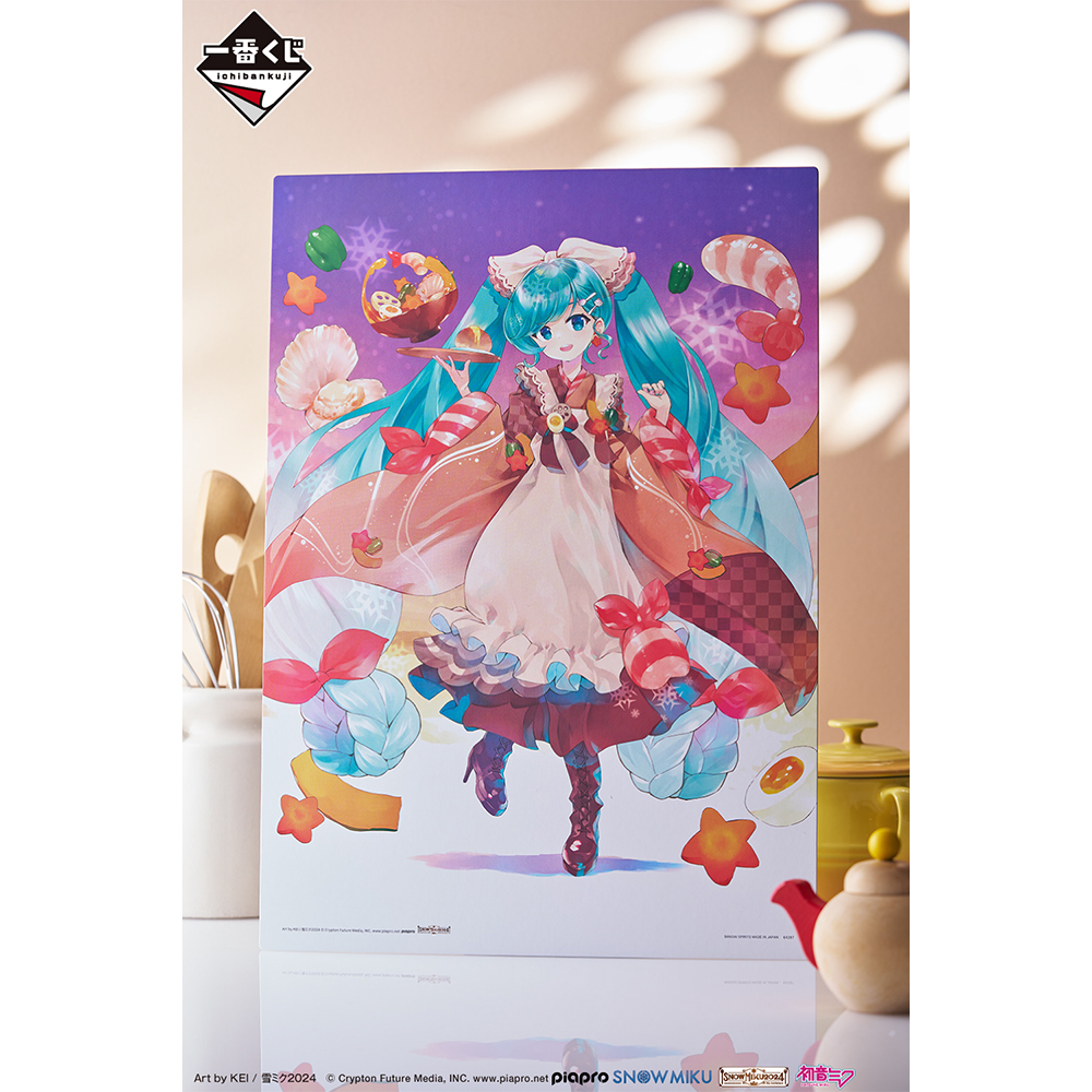 HATSUNE MIKU – Planche Illustration Snow Miku 2024 Vers – Ichiban KUJI ~ SNOW MIKU 2024 ~ Second Season Lot B