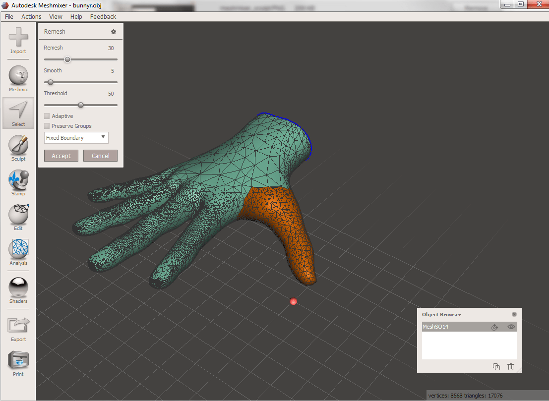 Autodesk Meshmixer 3d Modeling Software Fileeagle Com