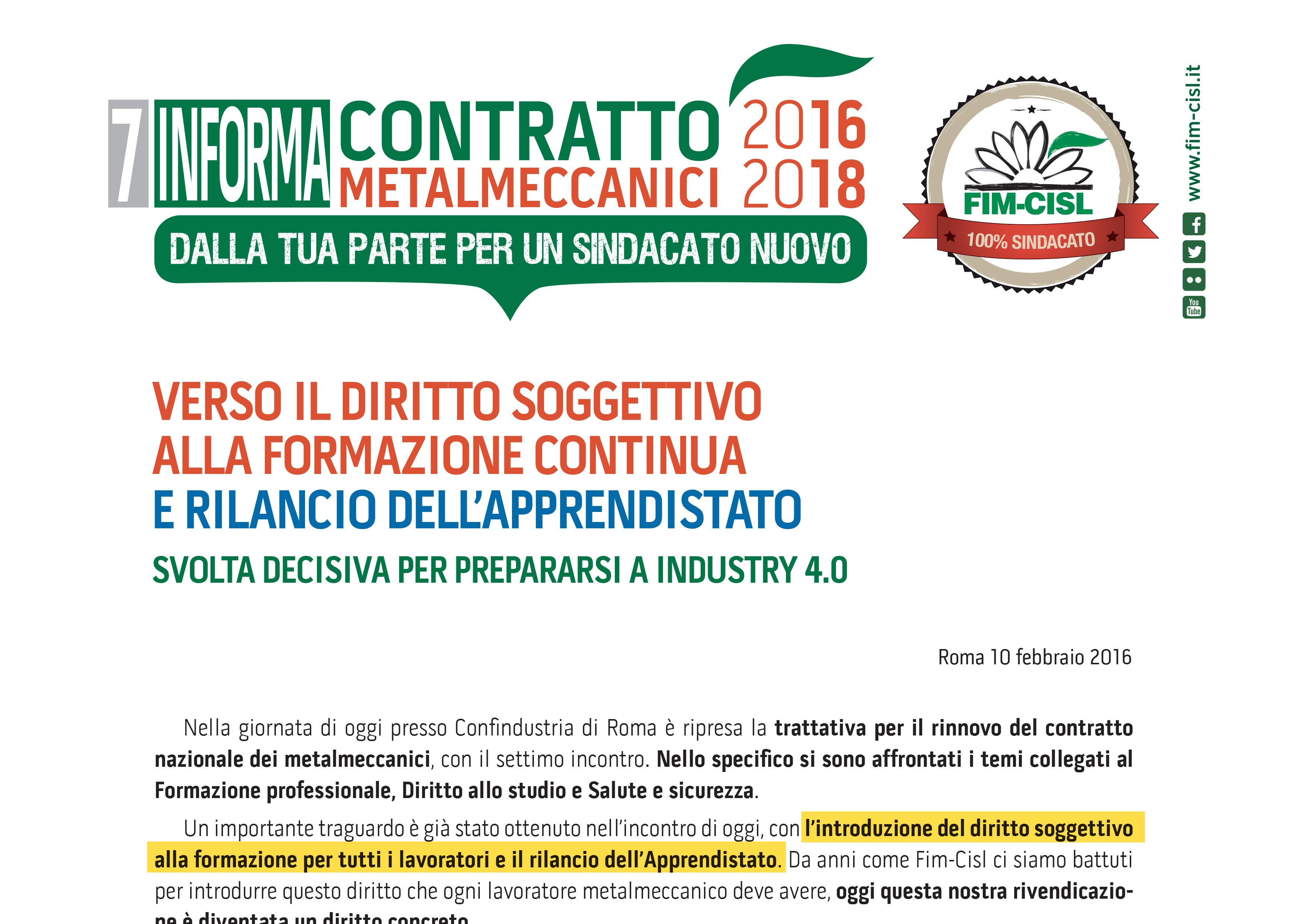 Infocontratto N°7 Verso Il Diritto Soggettivo Alla Formazione Continua E Rilancio Dell'apprendistato – Federazione Italiana Metalmeccanici 2480_x_3508_jpg