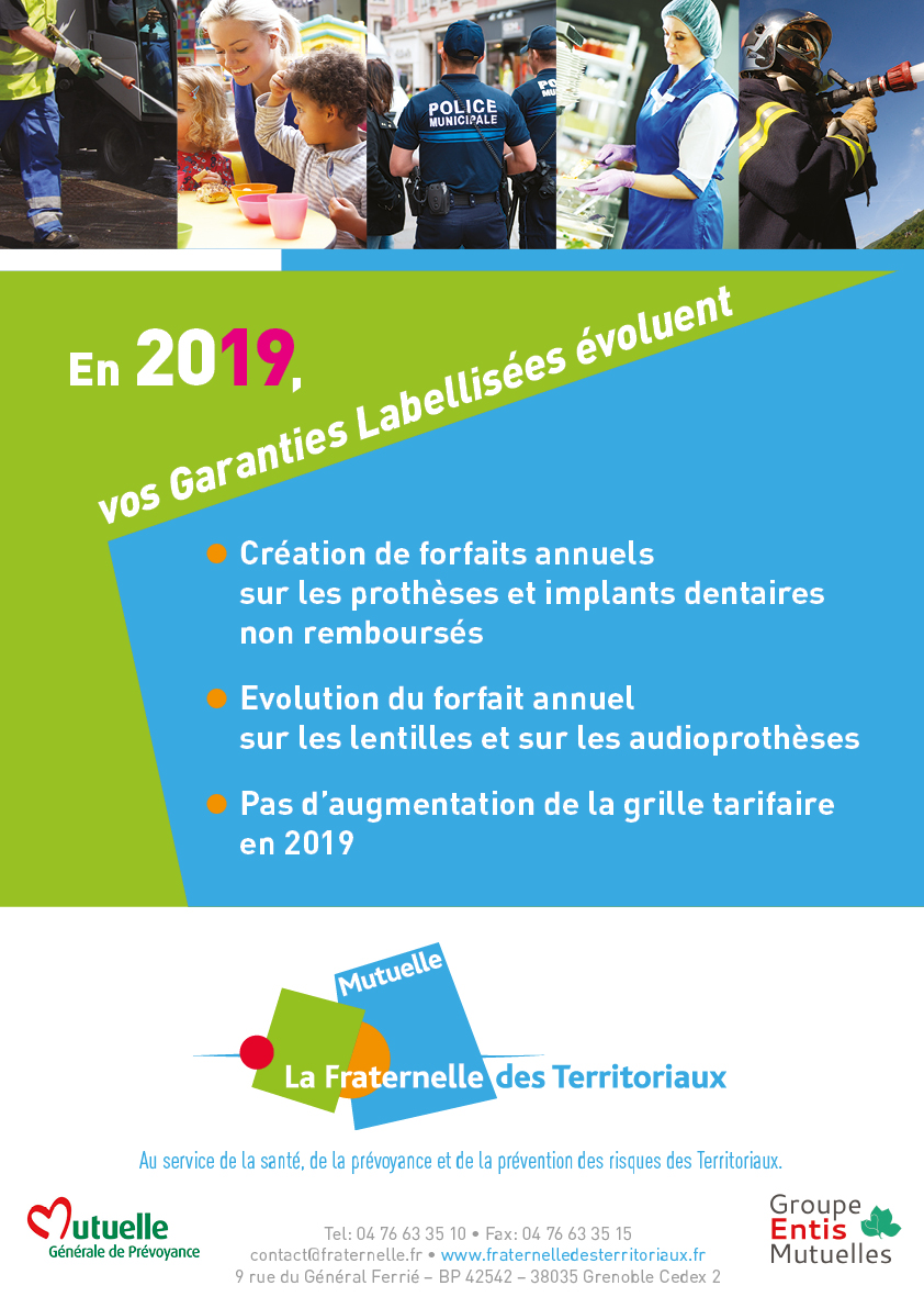 Vos garanties labellisées évoluent en 2019 – La Fraternelle des Territoriaux