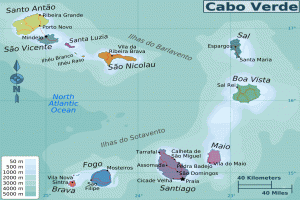 Peta - Tanjung Verde (Republic of Cabo Verde) - MAP[N]ALL.COM