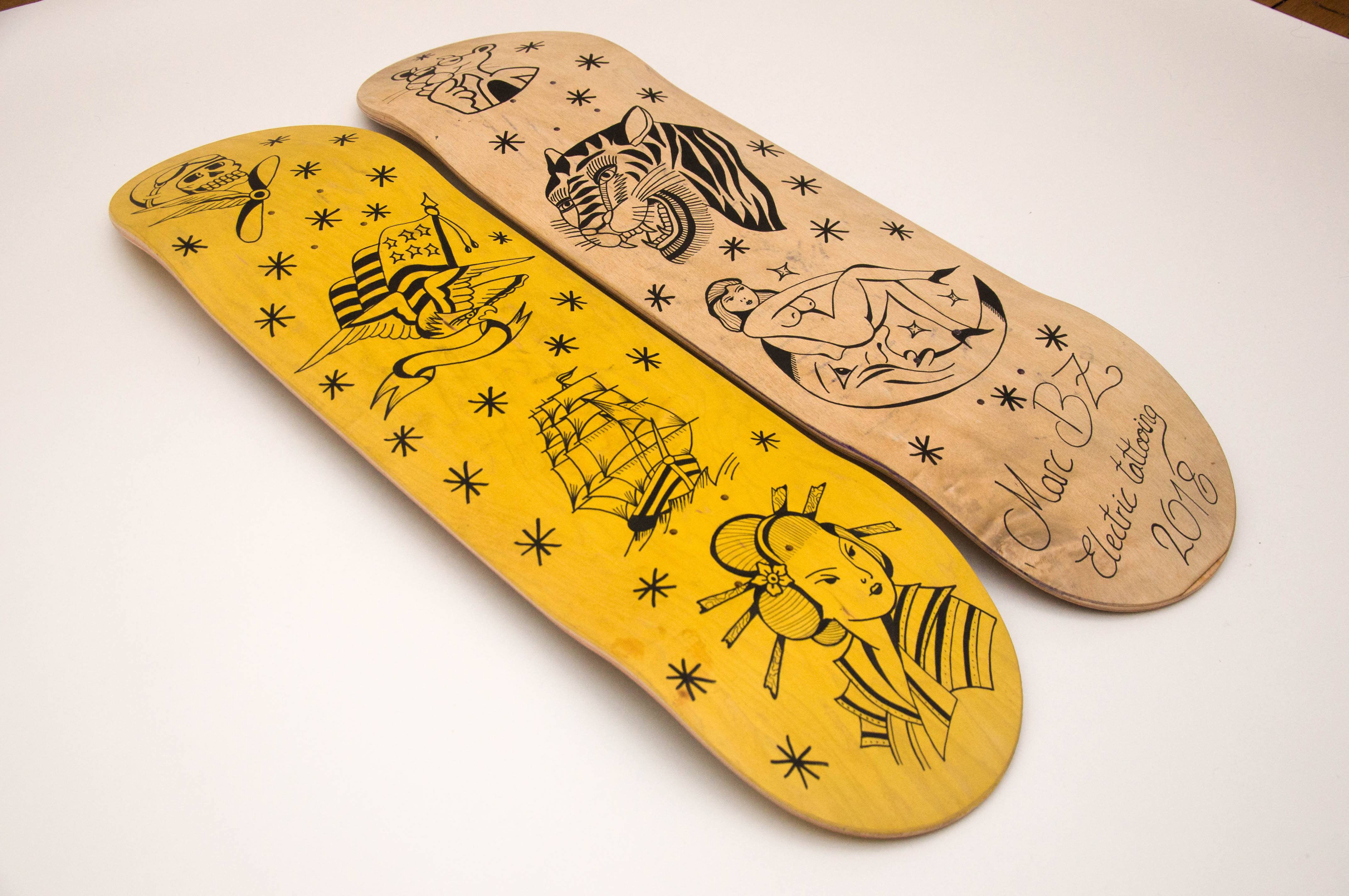 Tattoo Artists Design Skateboards – Fubiz Media 2848_x_4288_jpg