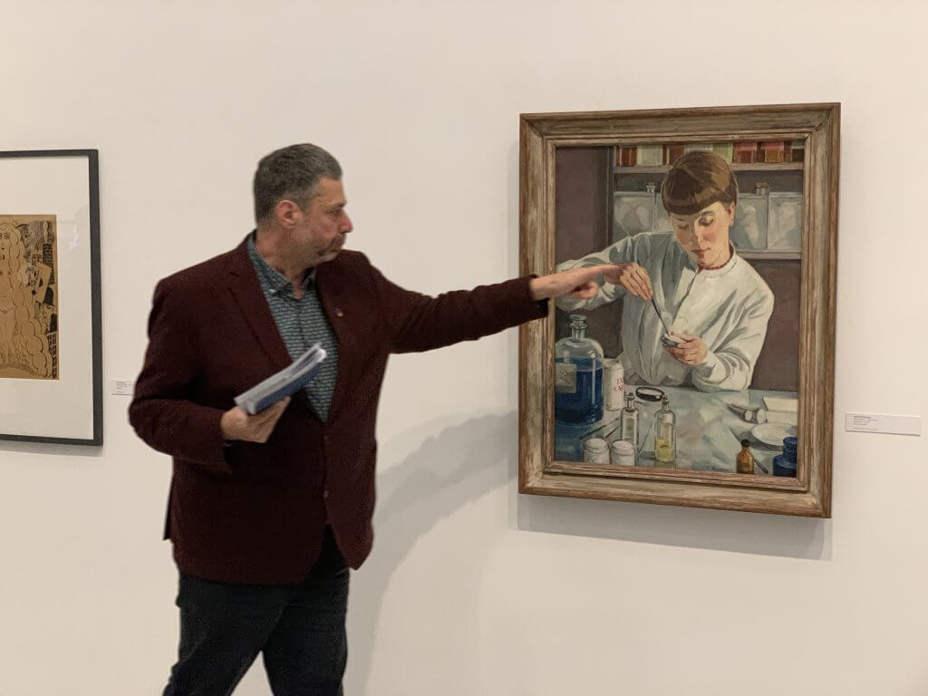 Vereinsmitglieder Folgten Den Spuren Der Moderne Forderverein Landesmuseum Fur Moderne Kunst Im Dieselkraftwerk