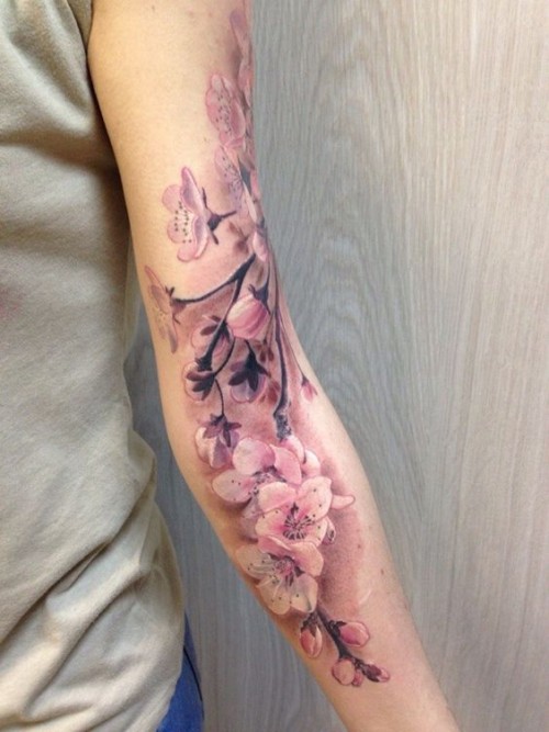 Cherry Blossom Tattoo Meaning | Herinterest.com/ 667_x_500_jpg