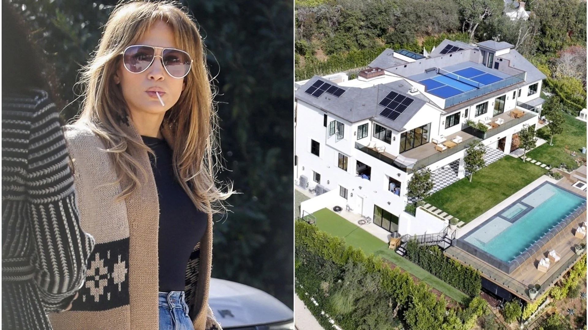 Jennifer López explora propiedades de lujo en Brentwood