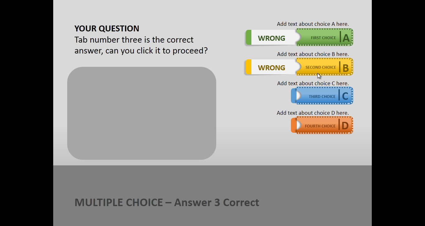 Buat Kuis dalam PowerPoint Dengan Quiz Tab PowerPoint Template