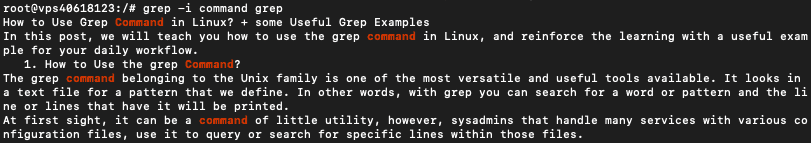 Cara Menggunakan Grep Command Pada Linux dan Contohnya