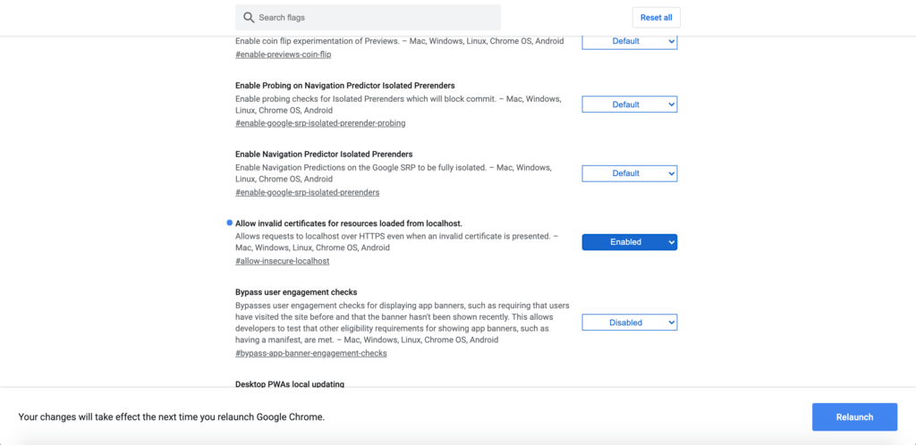 cho phép chứng chỉ không hợp tải lên máy tính của bạn