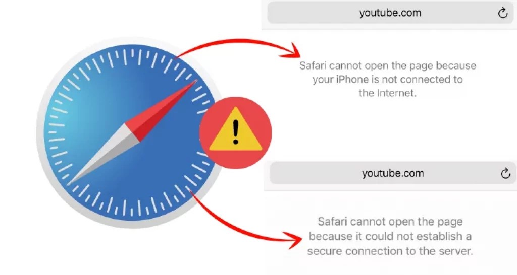 Fix iOS 15 Safari cannot open the page iPhone because it is not connected  to the internet 2022