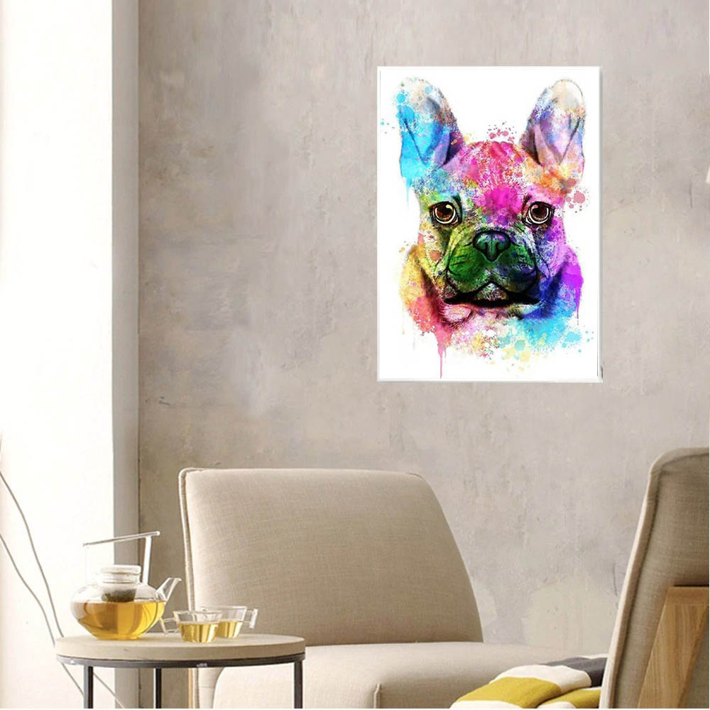 Diamond painting bouledogue francais