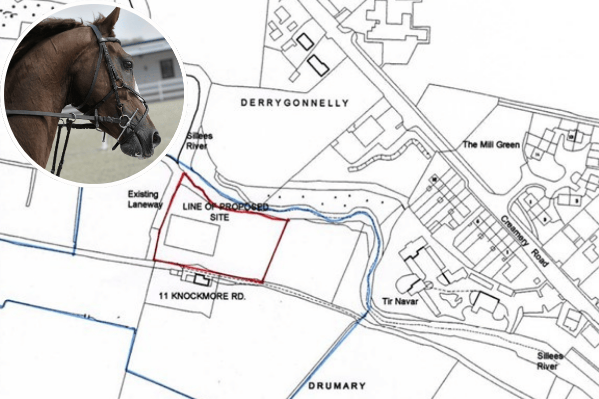Application Submitted for Outdoor Riding Arena Near Derrygonnelly Village
