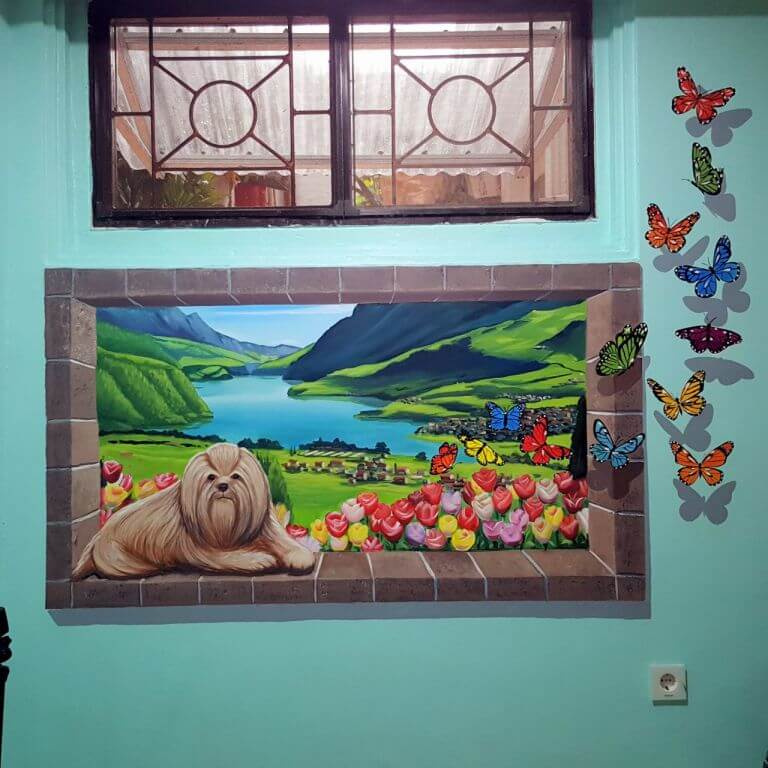 Mural Anak, Dekorasi Playground Child Yang Begitu Unik Dengan Efek 3D