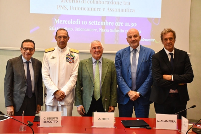 Subacquea, accordo tra Unioncamere, Assonautica e Polo Nazionale della Dimensione Subacquea
