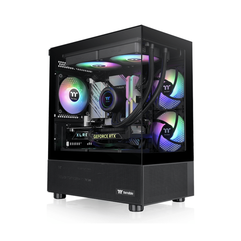 Gabinete TT View 170 Micro Chassis TG x2 Fan ARGB x3 Black (5332)