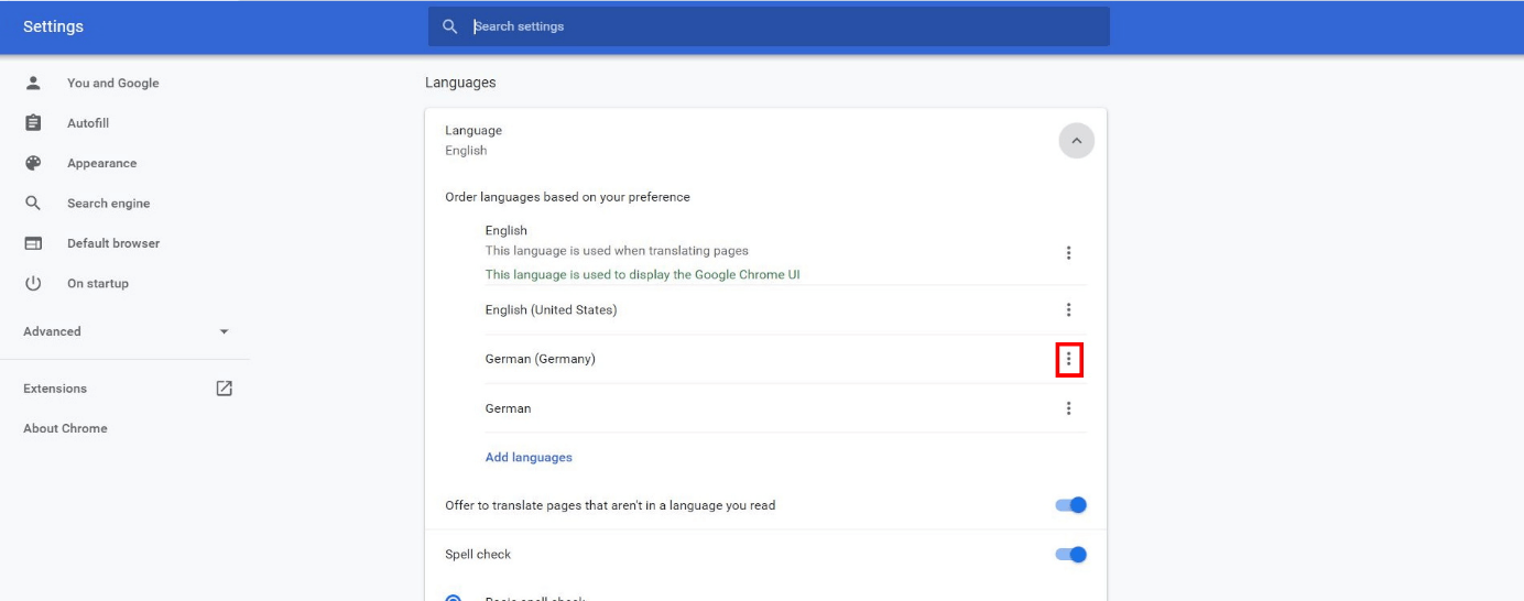 Change language in Chrome: how to change the browser language - IONOS