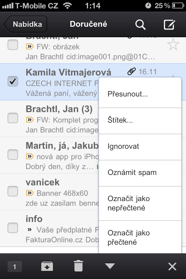 Gmail Na Ios Klient Pro Iphone Ipad A Ipod Touch Je Na Appstore Iphonetips Cz