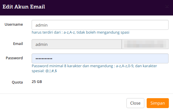 Mengganti Password Akun Email Espresso - Knowledge Base Jagoan Hosting  Indonesia