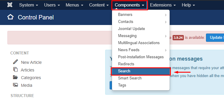 Cara Menggunakan Manajemen Search Di Joomla - Knowledge Base Jagoan Hosting  Indonesia