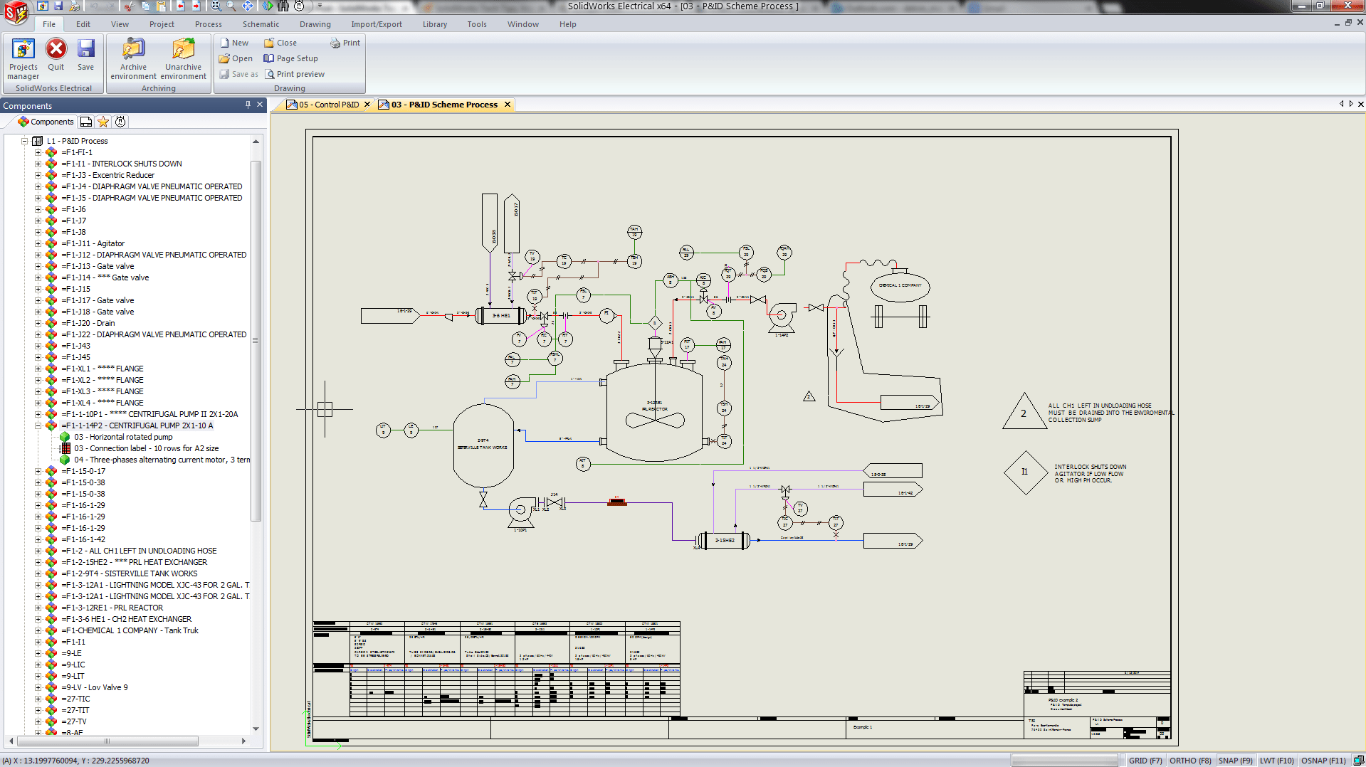 Piping Instrumentation Diagram