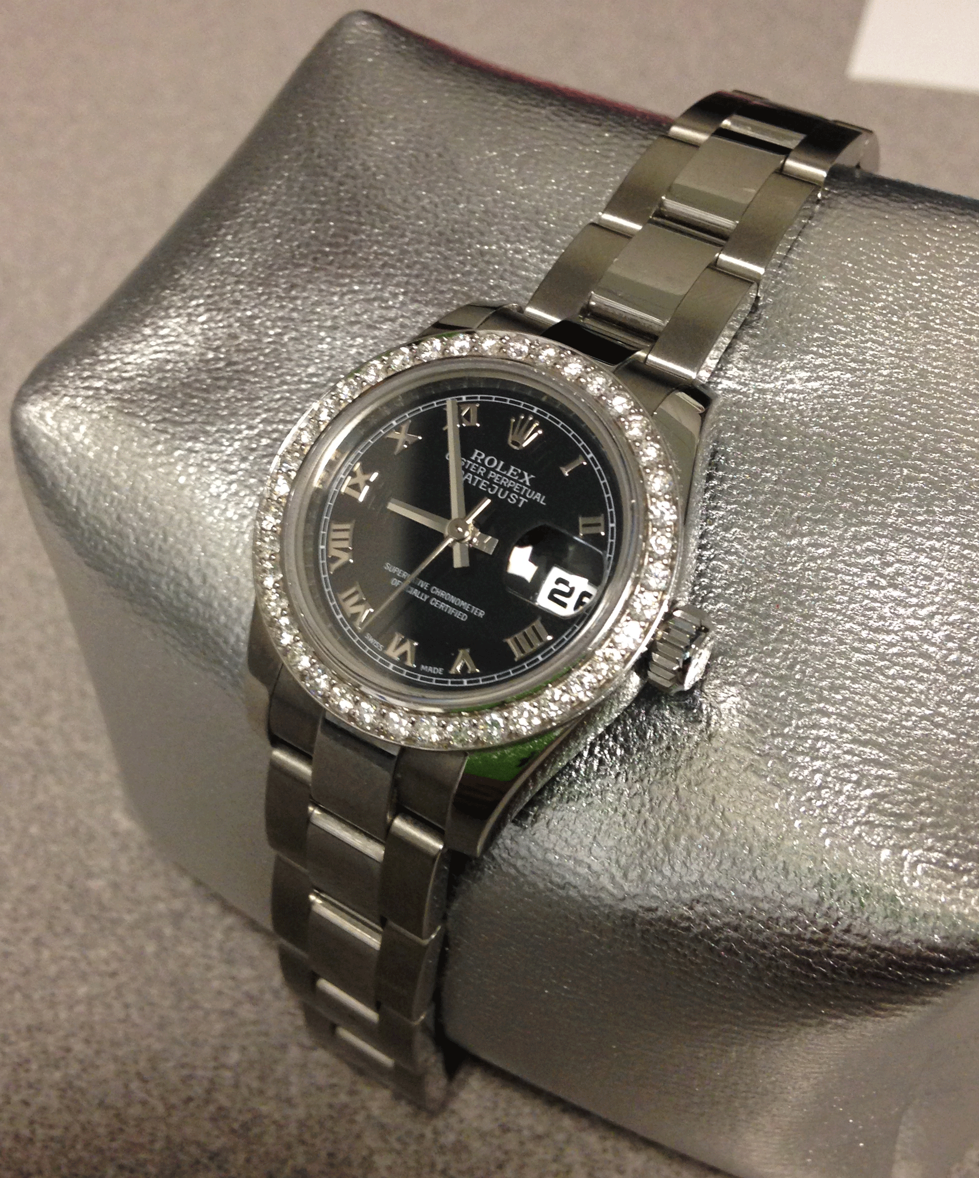 Rolex Custom Diamond Bezel Jonathan S Fine Jewelers