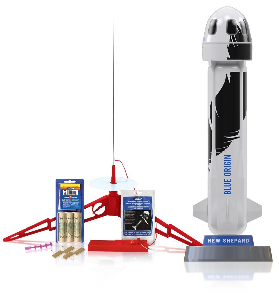 La reproduction miniature de la fusée New Shepard ressemble à un sex toy