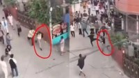 নেপালের অর্থমন্ত্রীকে ধাওয়া দিয়ে রাস্তায় ফেলে মারধর