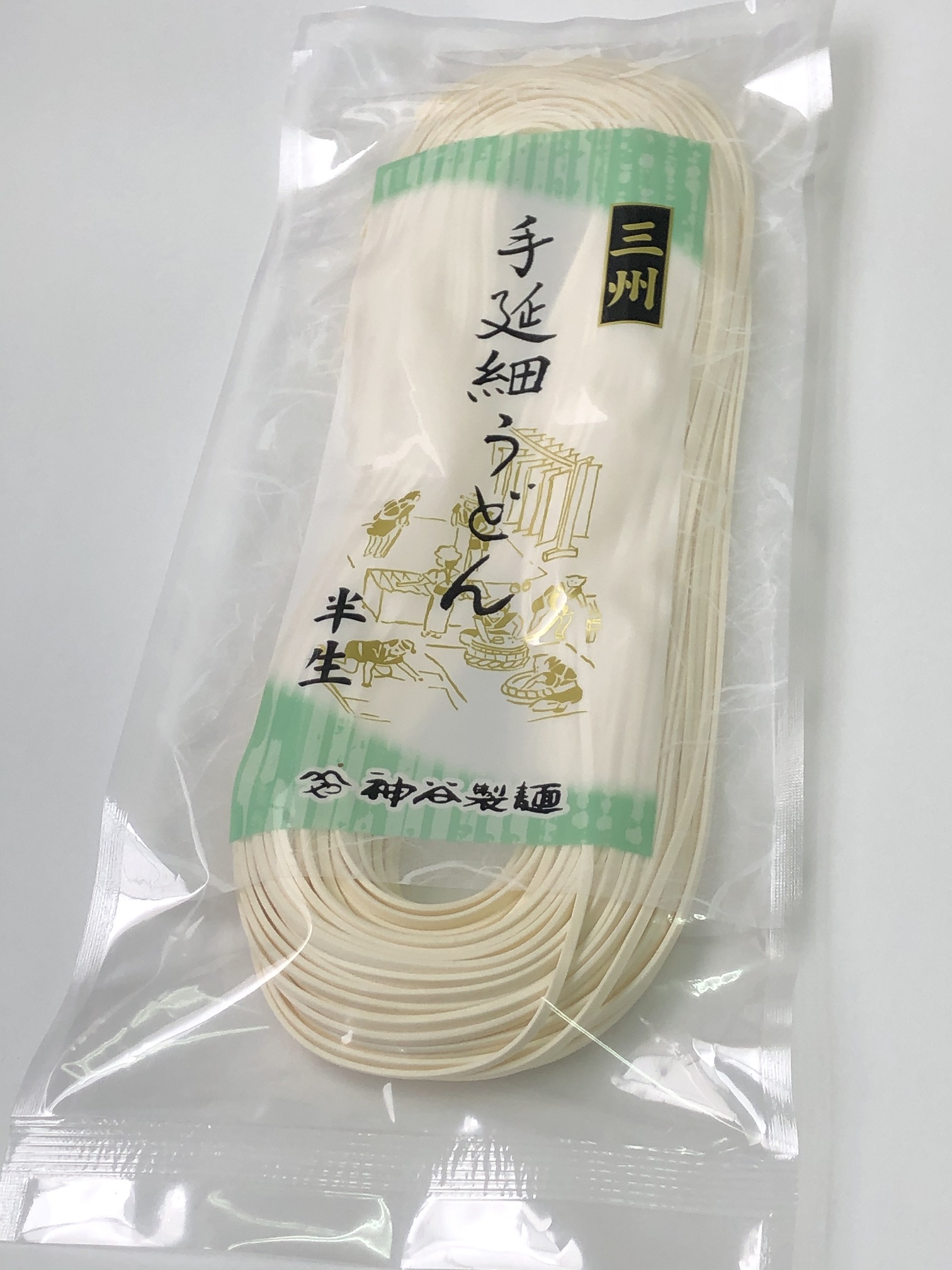 有)神谷製麺 手延 半生麺 細うどん うどん・ひやむぎなどの手延べ麵の販売|有限会社神谷製麺