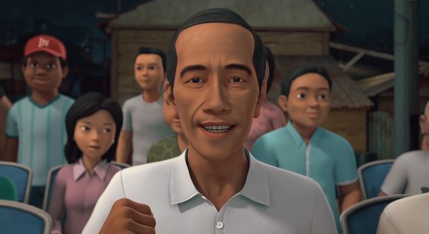 Presiden Jokowi Hadir di Anime Adit Sopo Jarwo - KAORI Nusantara