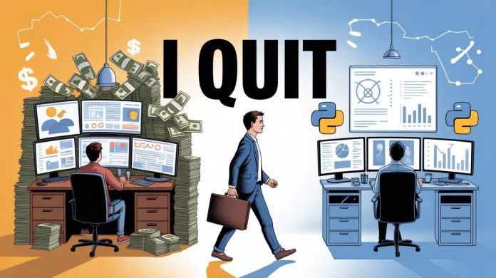 Why I Give up My 6 Determine Facet Hustle for a Full-Time Information Science Job