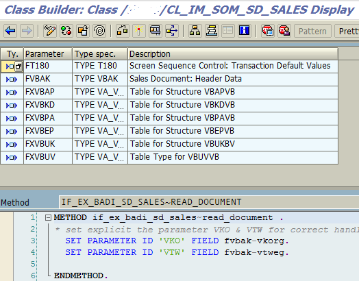 Find BAdI for ABAP Program and Display Implementation Class Code