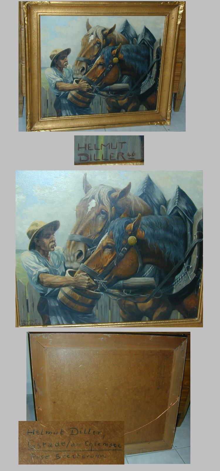 Helmut Diller 1911 1984 Original Olgemalde Signiert Und Datiert Gemalde Kunst Skulpturen Etc Bei Konrad Antiquitaten Und Kunstgalerie In74248 Ellhofen Bei Heilbronn In Baden Wurttemberg