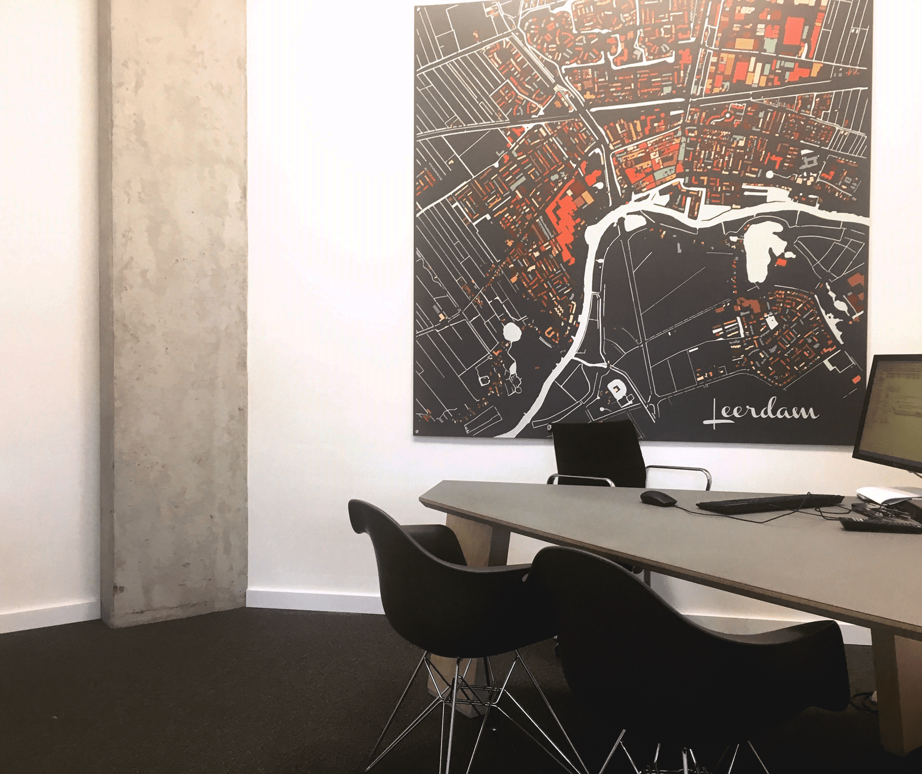 Dibond Plaat Kunst In Kaart