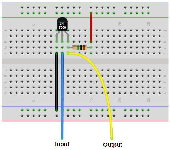 Transistor Logic Inverter Circuit Diagram