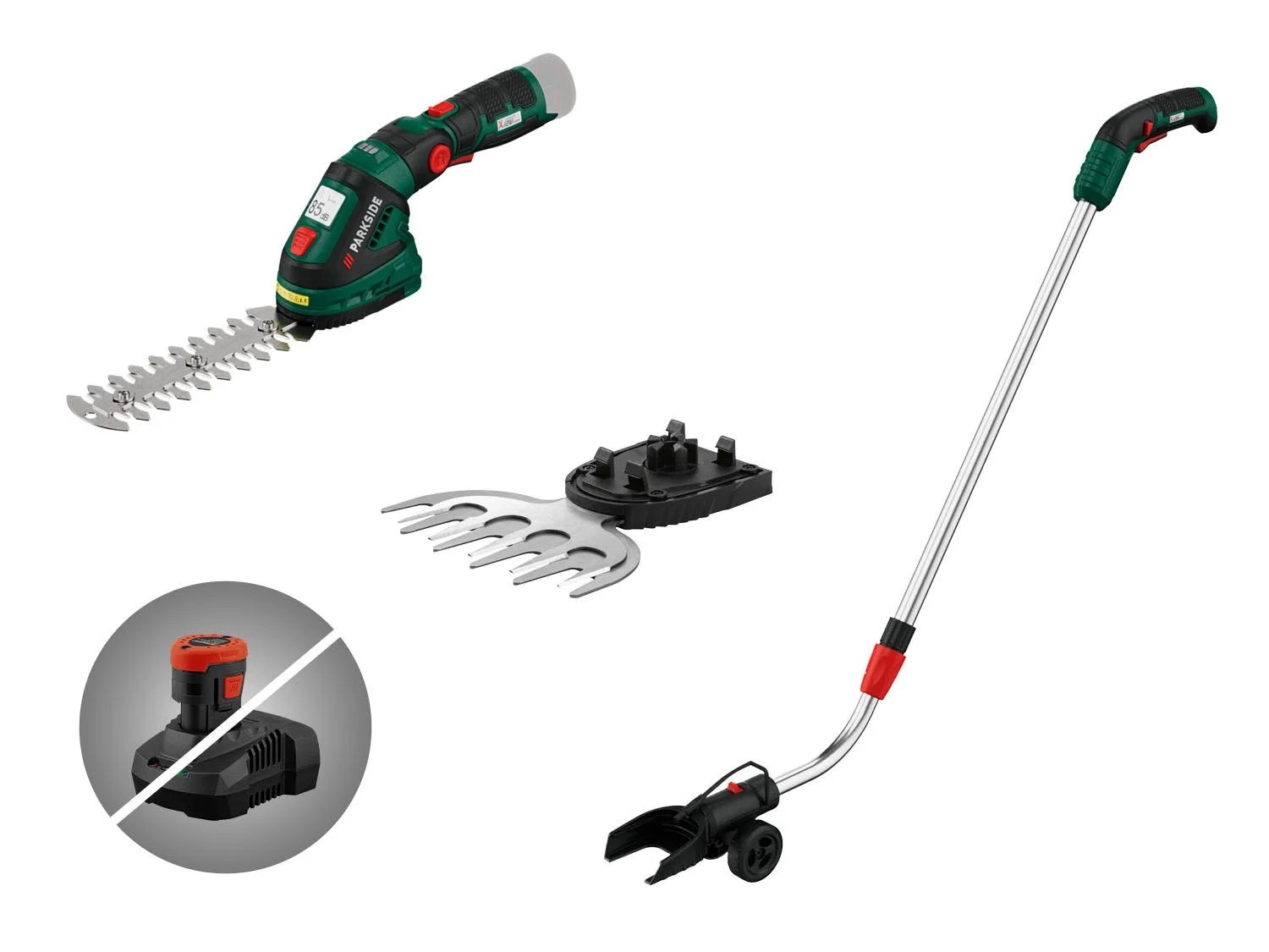 PARKSIDE® Cisaille à gazon et coupe-bordures sans fil »PGSA 12 A1«, 12 V -  Lidl.be
